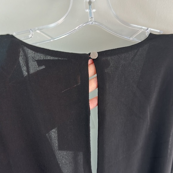 NWT New with Tags City Chic Sexy Tie Sleeveless Chiffon Tulip Dress Black 16 - Picture 15 of 16